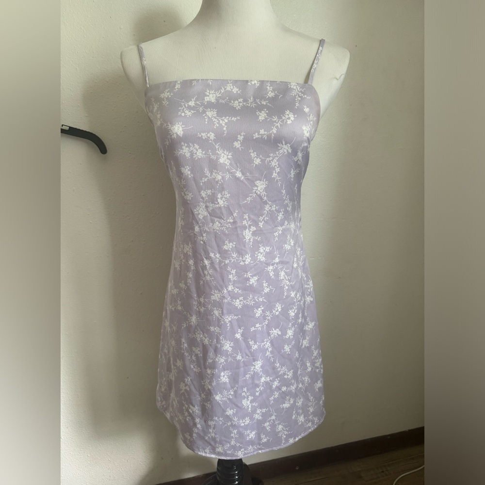 Garage pastel purple bodycon mini dress